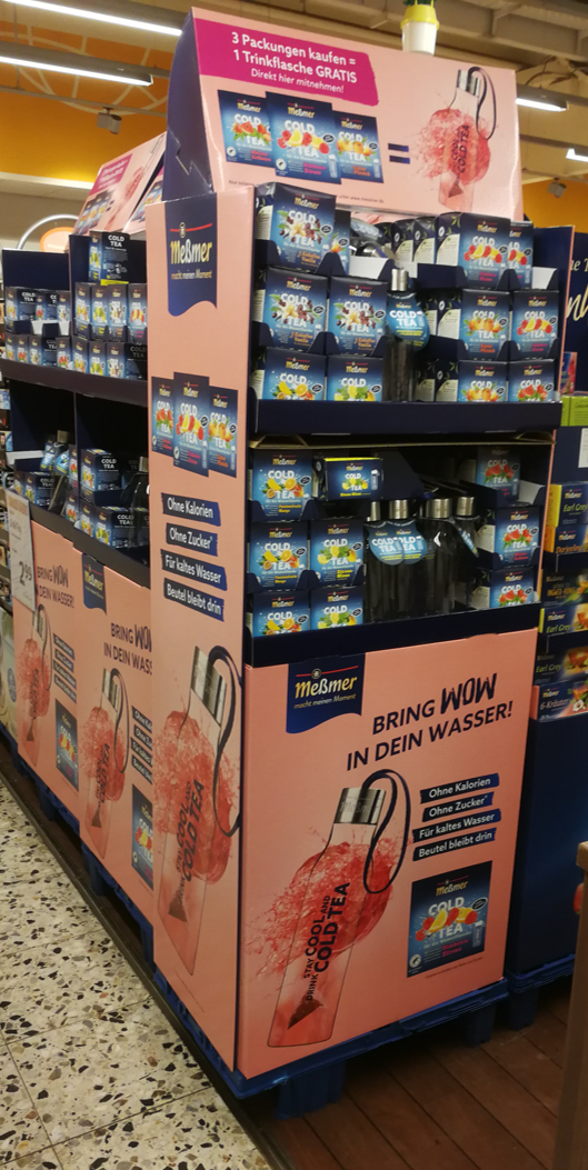 Tee-Zugabe für Wasser mit WOW-Effekt! - Der POS Marketing Blog